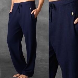 Polo Ralph Lauren Men's Waffle Knit PJ Pant in Navy Blue Size XL NWT